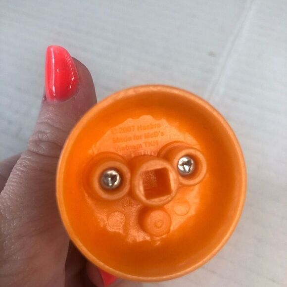 my little pony rose 2007 mcdonalds happy meal hasbro orange pink white mlp - Picture 7 of 7